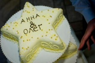 Торт на свадьбу в стиле Оскар